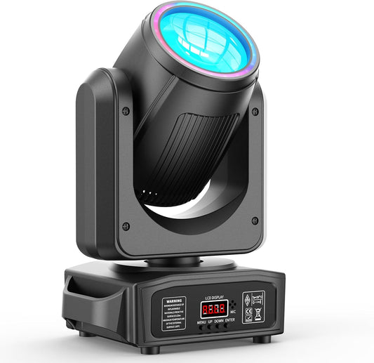150 W bewegende kop LED Spot Beam Light met 8 Gobo 18 Prisma DMX512 besturing voor podium, disco, party, bruiloft, Kerstmis, Halloween