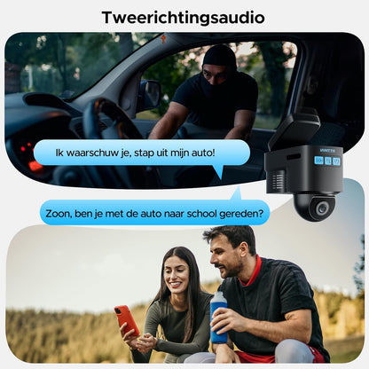LAMTTO 4G LTE Dashcam Auto voor Autobeveiliging, GPS Tracker & Autobewakingscamera met Directe Alarmen, Cloudopslag, Live Weergave op Afstand, Parkeermonitor, Dashcam voor Vloten & Gezinnen