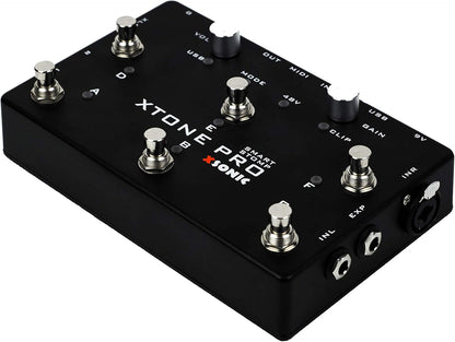 XSONIC Xtone Pro professionele mobiele audio-interface met ultralage latentie, 192KHz & 114dB, 2 ingangen, 3 uitgangen, EXP-ingang, iOS, Windows, Mac, audio-interface voor live optreden, thuisstudio
