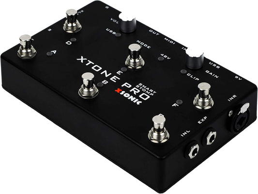 XSONIC Xtone Pro professionele mobiele audio-interface met ultralage latentie, 192KHz & 114dB, 2 ingangen, 3 uitgangen, EXP-ingang, iOS, Windows, Mac, audio-interface voor live optreden, thuisstudio