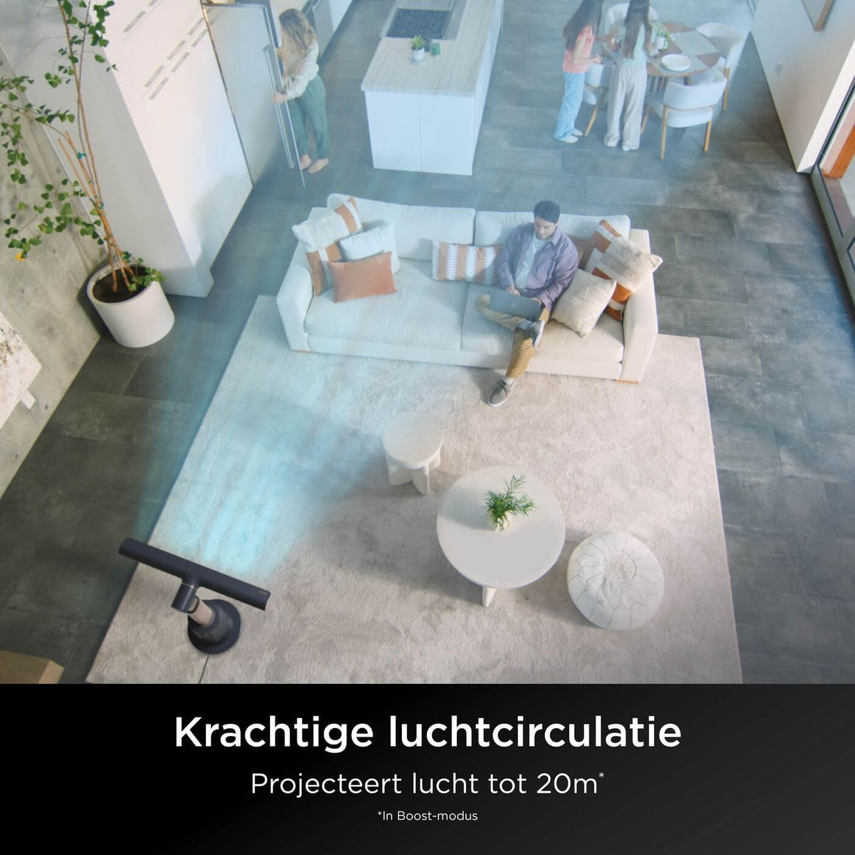 Shark TurboBlade Bladeless Tower Fan, hoge snelheid in meerdere richtingen, projecteert lucht tot 20 meter, stil, 10 snelheden, draaien, 180° oscillatie, afstandsbediening, timer, Houtskool TF200SEU