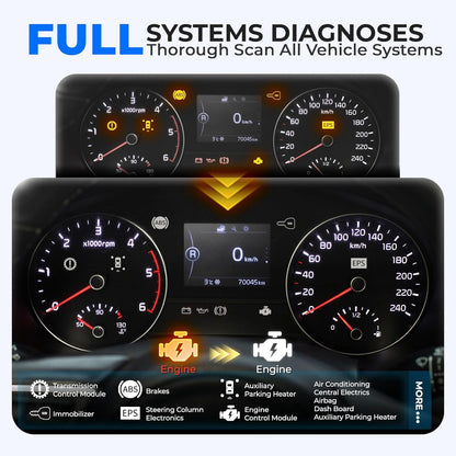 AUTOPHIX Elite Volledige Systemen Diagnostische Scan Tool Compatibel met VW Automotive Volledige Functies OBD2 Scanner Code Reader Batterij Registratie Tool Compatibel met VW Audi Na 1996