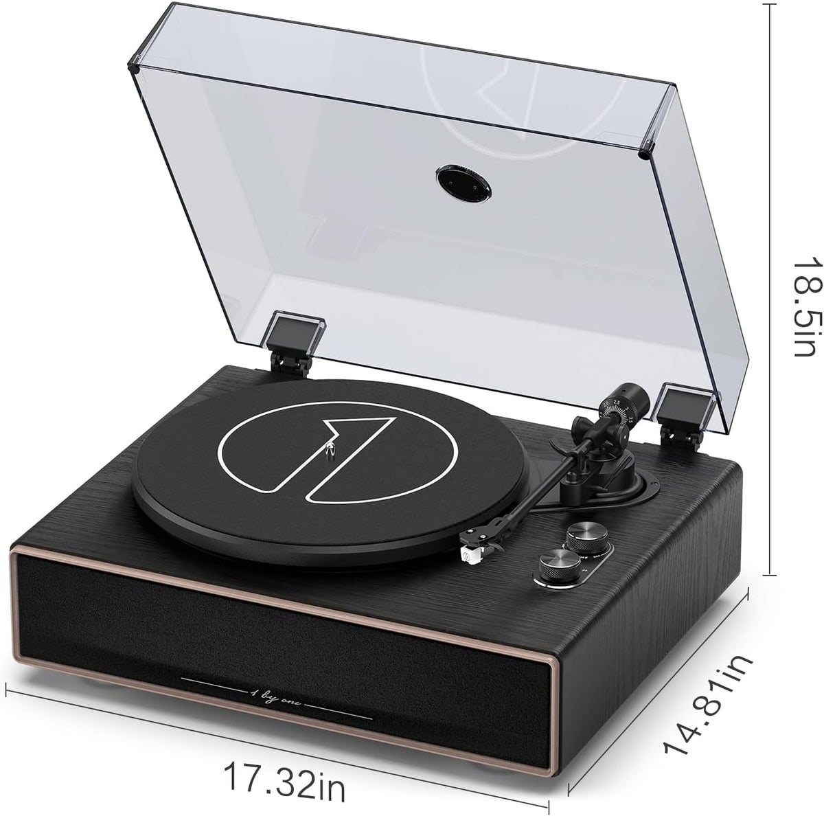 Platenspeler – Draaitafel – Vinylspeler – HiFi Platenspeler – All In One Platenspeler – Ingebouwde Speakers – 33/45 RPM