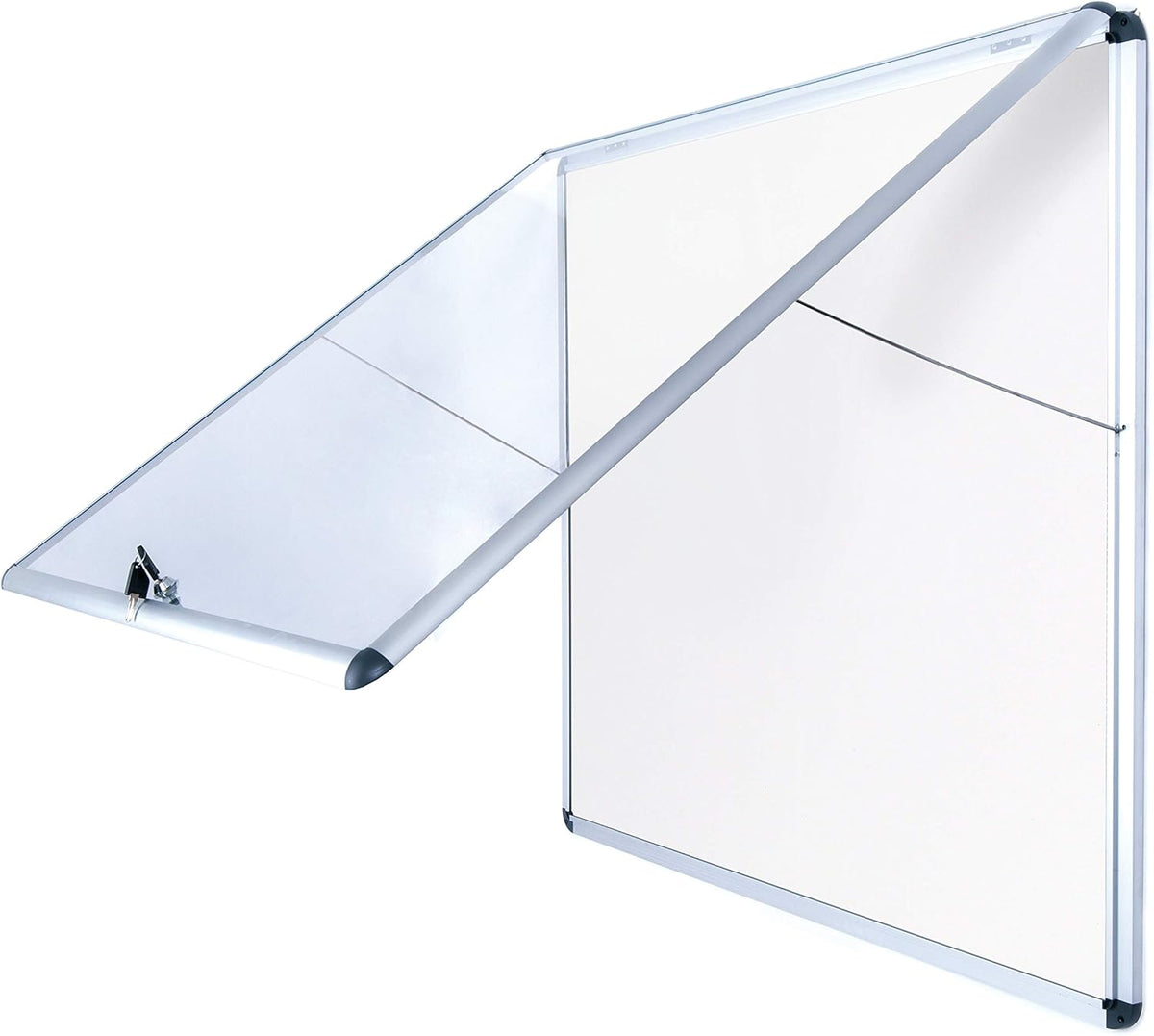 Bi-Office VT350109150 Enclore magnetische vitrine met scharnieren, plafond, 874x603 mm