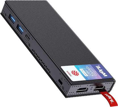 Mini PC – Mini Computer – Micro PC – Pocket PC – Fanless PC – Quad-Core Celeron N5105 – 8GB RAM 256GB SSD – Stil en Compact – Dual 4K HDMI & Gigabit Ethernet