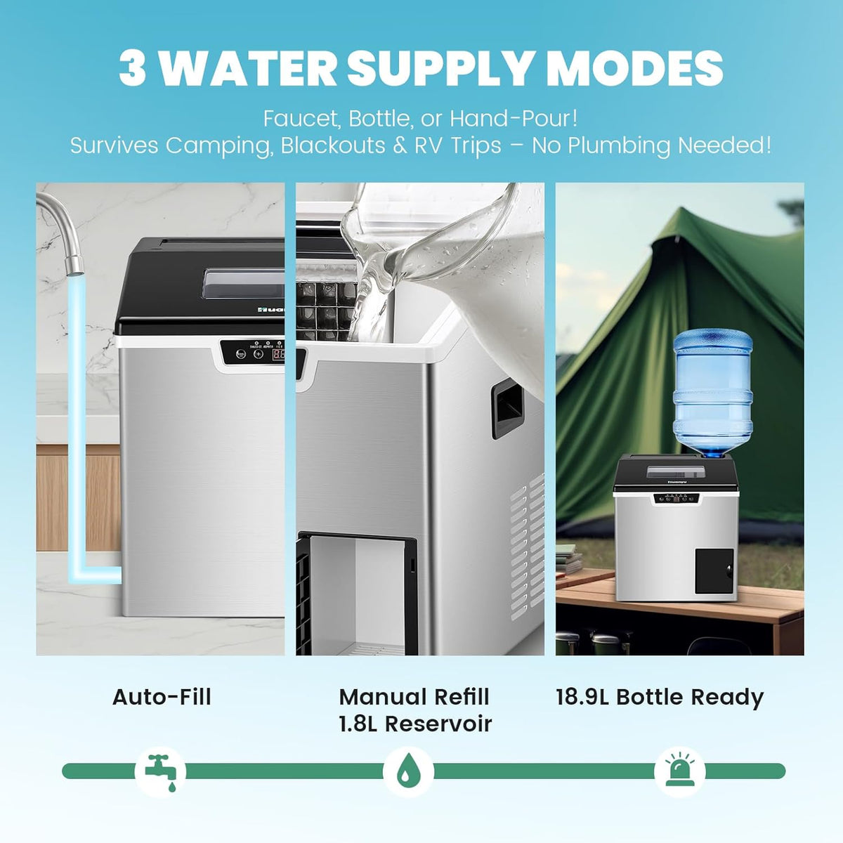 Huanyu Commercial Ice Maker Ice Crusher