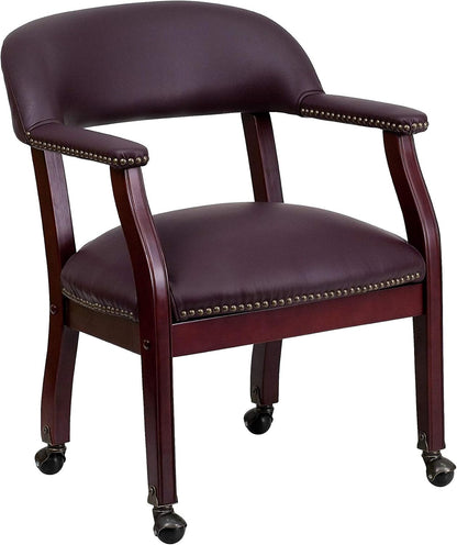 Flash Furniture Loveseats, schuim, leer, staal, hout, bordeauxrood ledersoft, 61 cm B x 60 cm D x 80 cm H