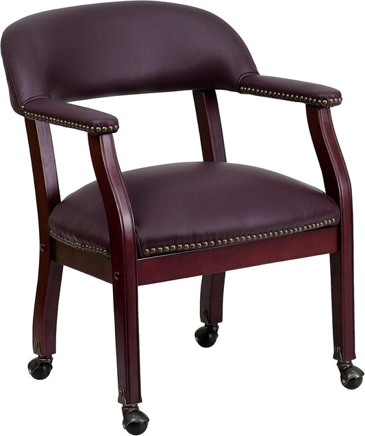 Flash Furniture Loveseats, schuim, leer, staal, hout, bordeauxrood ledersoft, 61 cm B x 60 cm D x 80 cm H