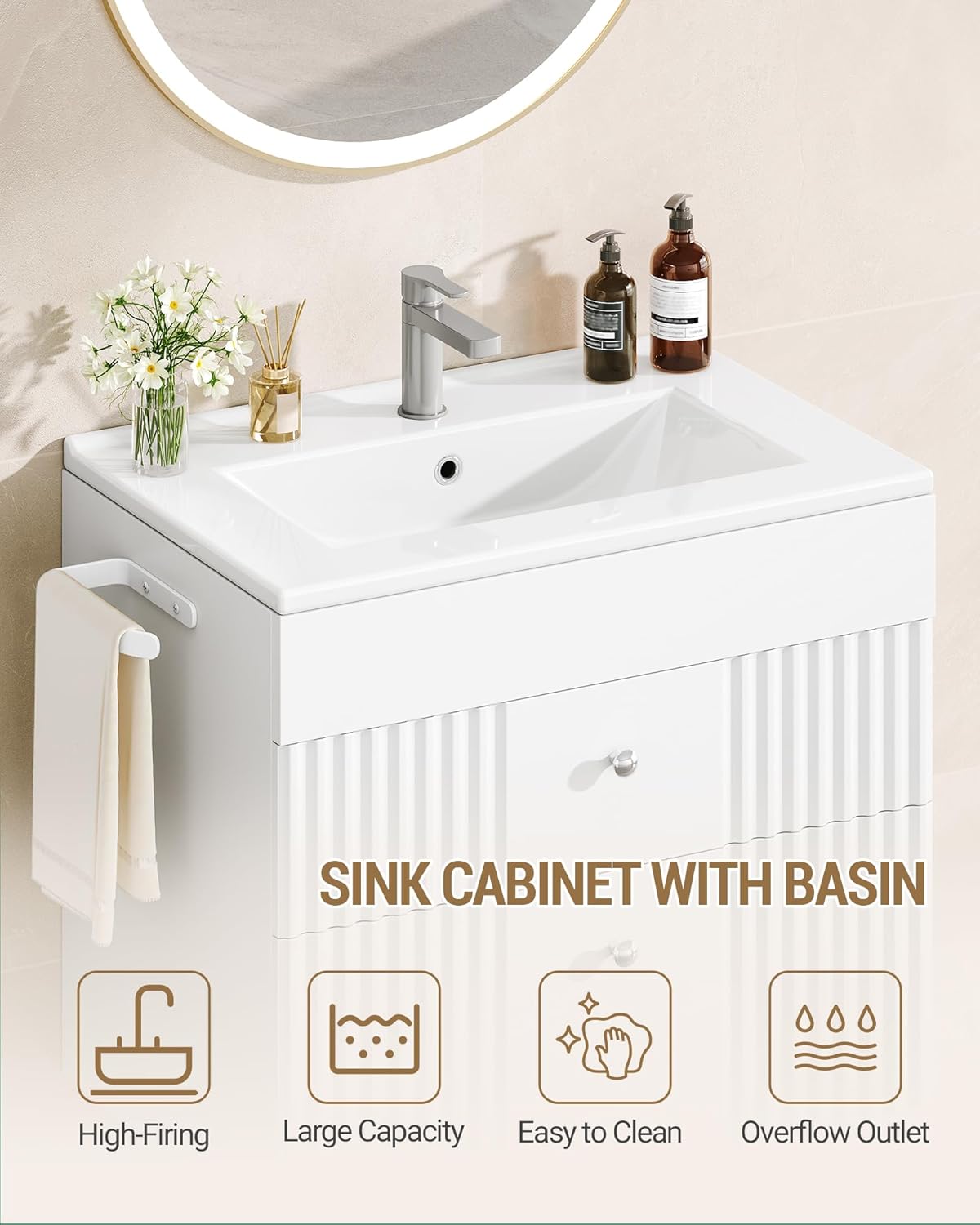 Hzuaneri Onderkasten voor badkamer EBC64103X