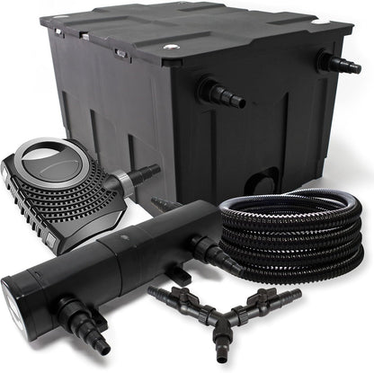 SunSun filterset voor 60.000 l UVC 18 W NEO8000 pomp 70 W slang 25 m vijver