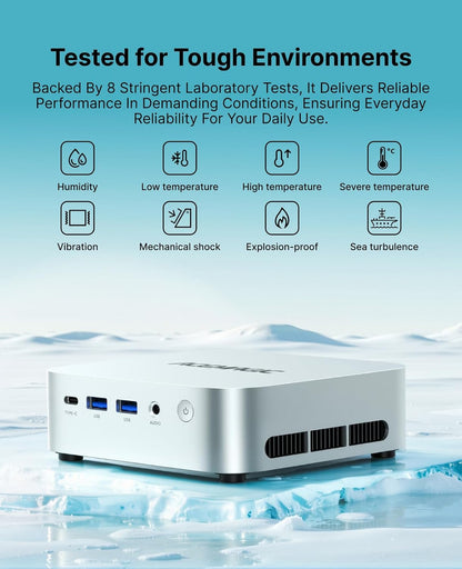ACEMAGICIAN K1 Mini-pc W-11 Pro, AMD Ryzen 3300U (tot 3,5 GHz), 16 GB DDR4 256 GB SSD, mini-desktopcomputer AMD Radeon grafische eenheid voor thuisbioscoop/kantoo, Triple 4K UHD display, WiFi 5/BT 4.2