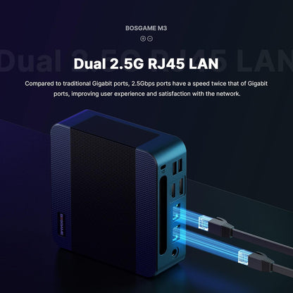 Mini PC – Mini Computer – Kleine PC – Compacte Desktop – Windows PC – 64 GB DDR5 RAM – 2 TB PCIe 4.0 SSD