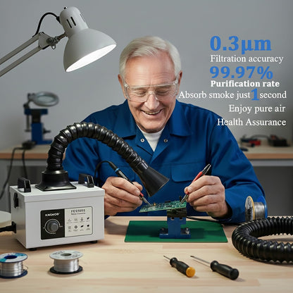 100W Laser Gelast Rook extractor, FES150S Sterke Zuigkracht 200m ³ / h Tertiaire Filters, Lassen 5-25 Rook Purifier 10W, Laser Gesneden en Telefonische Onderhoud Lassen Filter