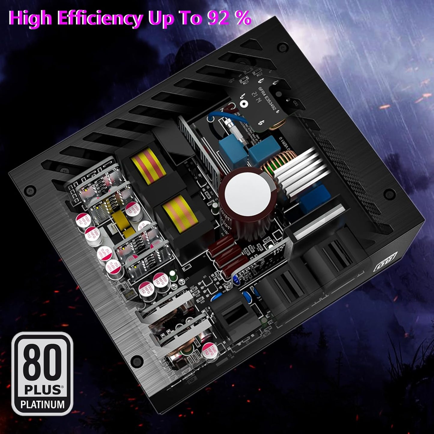 LC-POWER 1000W platina voeding voor pc