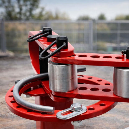 Wiltec Compacte buigmachine universeel voor rond-, vierkant- en bouwstaal buigapparaat