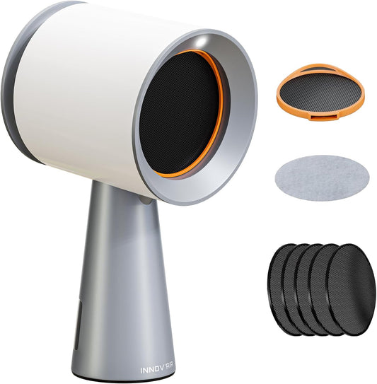 INNOV'AIR Afzuigkap, 180 m³/u, draagbaar, 3 snelheden, stil, met koolstoffilter, draagbare mini-afzuigkap, voor keuken zonder afvoer en buiten