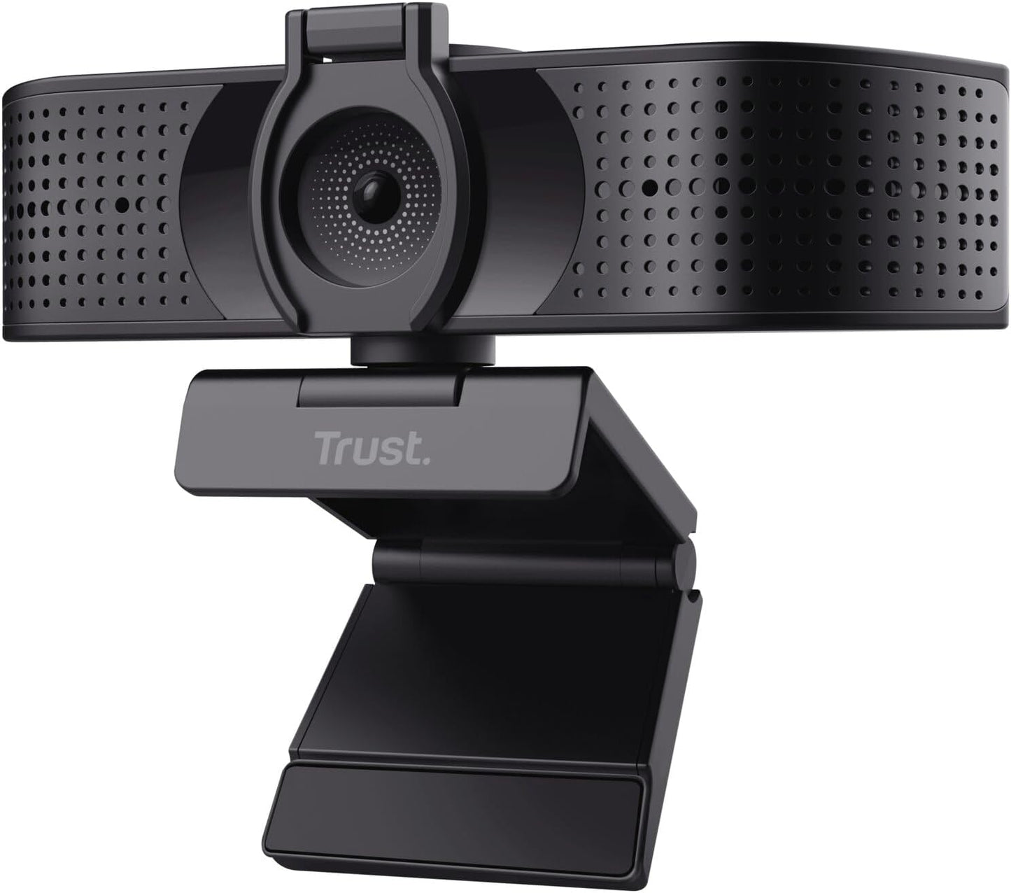 Trust Teza 4K Ultra HD Webcam, 3840x2160, met 2 Microfoons en Autofocus, 30 FPS, USB Plug & Play, Webcam voor Teams, Zoom, Skype, PC, Laptop, Mac, Macbook - Zwart