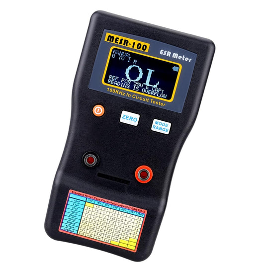 MESR-100 ESR Capaciteit Ohm Meter Professionele Meten Interne Weerstand van Condensator Capaciteit Circuit Tester