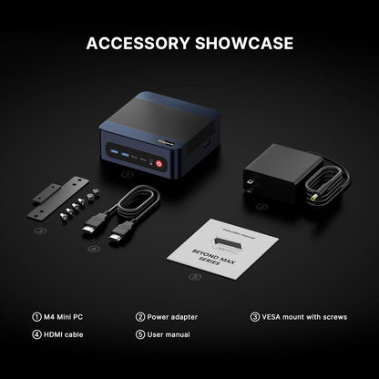 Mini Gaming PC – Mini Desktop – Compacte PC – Krachtige Computer – Ryzen 9 7940HS – 32GB DDR5 – 1TB PCIe 4.0 SSD – Wi-Fi 6E & Dual 2.5GbE LAN