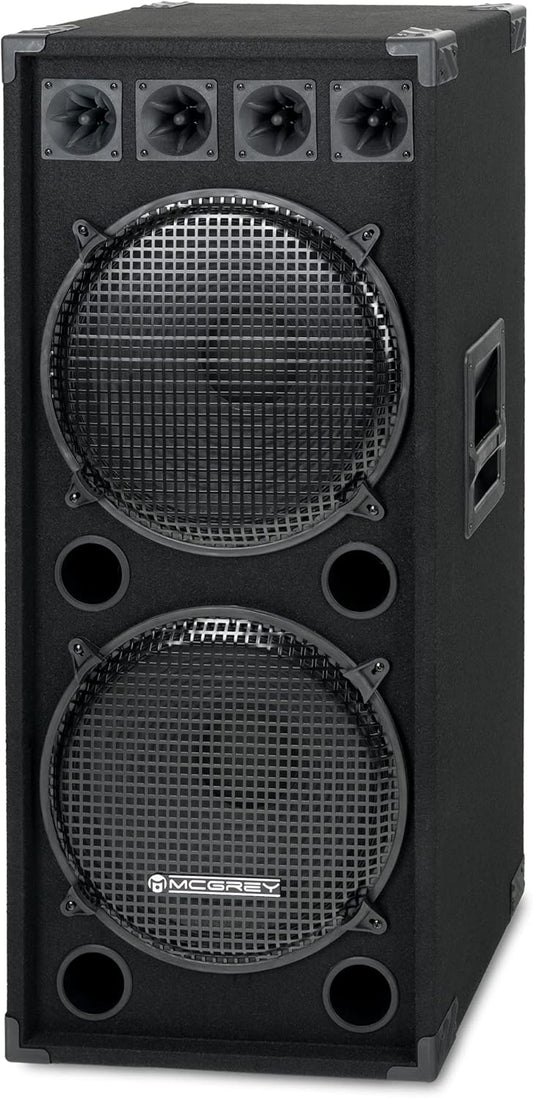 Luidsprekerbox – Speakerbox – Luidsprekerkast – PA Box – DJ Box – Passief 2 Wegsysteem – 2x 15 inch, 750 W RMS / 1500 W max.