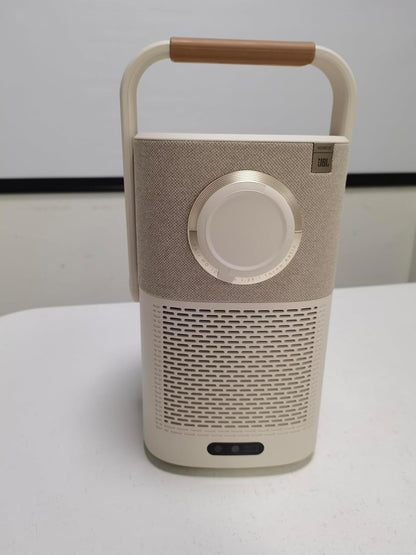 JBL, T2 Draagbare beamer met geluid van JBL, T2, FHD 1080P, native outdoor beamer met 2,5H ingebouwde batterij, autofocus, trapeziumcorrectie, kleine projector, thuisbioscoop, projector voor mobiele