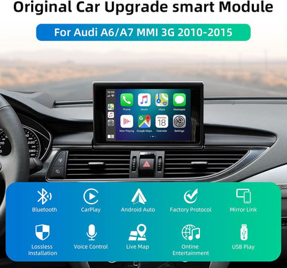 Draadloze CarPlay & Android Auto Retrofit Kit – CarPlay Adapter – Android Auto Interface – Retrofit Module – OEM Upgrade – Plug & Play Installatie – WiFi 2.4G/5.8G en Bluetooth 5.0