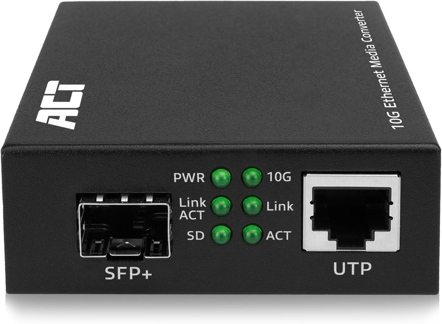 ACT 10G Ethernet Media Converter Glasvezel, voldoet aan de standaard 802.3ab, Multi Mode, Single Mode SFP+ - AC4455