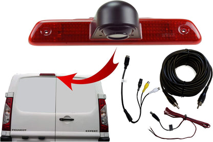 Dolphin Automotive Achteruitrijcamera & 4,3" dashboard display set voor Peuget Expert 2007-2016. Past ook voor Toyota Proace & Citroen Jumpy