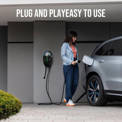 EV Oplaadstation – Type 2 Laadpaal – Wallbox – EV Charger – Elektrische Auto Lader – 11kW Maximaal Vermogen – 6 Meter Kabel