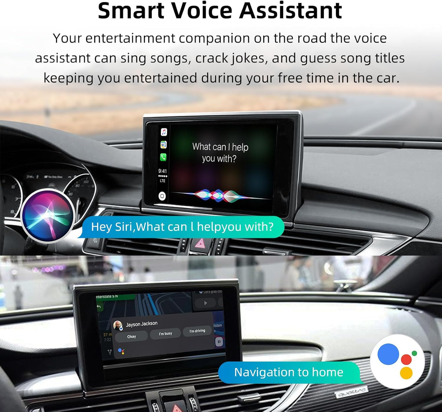 Draadloze CarPlay & Android Auto Retrofit Kit – CarPlay Adapter – Android Auto Interface – Retrofit Module – OEM Upgrade – Plug & Play Installatie – WiFi 2.4G/5.8G en Bluetooth 5.0