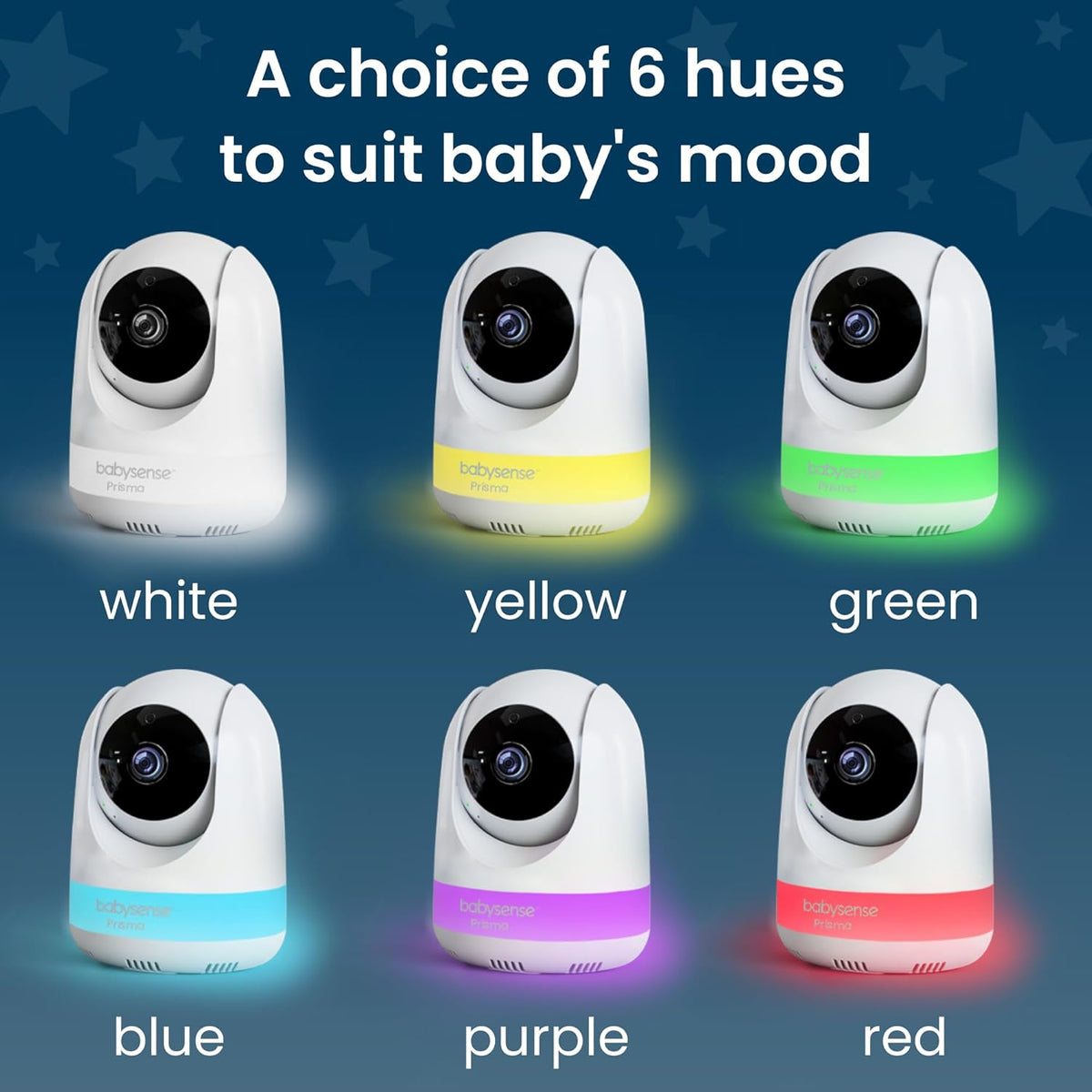 Babyfoon – Beeldbabyfoon – Videobabyfoon – Baby Monitor – Baby Camera – 5 Inch HD Scherm – 2 Camera’s Met Splitscreenfunctie – 6-Kleuren Nachtlampje