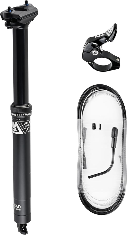 Dropper Post – Zadelpen – Dropper Zadelpen – Telescopische Zadelpen – MTB Zadelpen – 34,9 mm – 125 mm Verstelbereik – 7075-T651 Aluminiumlegering