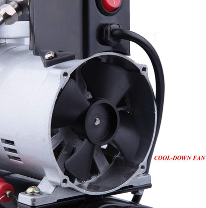 Airbrush Compressor – Olievrije Compressor – Pomp – Luchtcompressor – Spuitpomp – Stil Geluidsniveau – 3L Tank Met Koelventilator