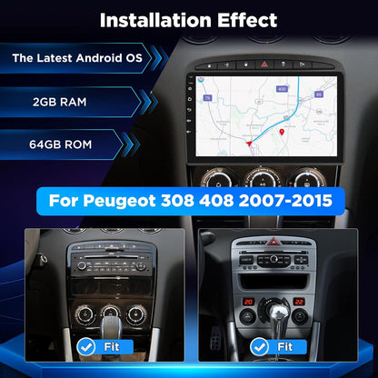 Android Autoradio – Navigatiesysteem – Multimedia Speler – Bluetooth Radio – Dashboard Headunit – 9 Inch 1080P Touchscreen – Draadloze CarPlay & Android Auto – DSP Audio – GPS Navigatie – 2+64G Plug & Play – Achteruitrijcamera inbegrepen