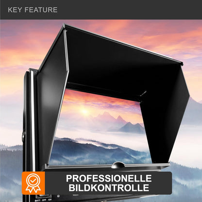 Walimex Pro Professionele video DSLR LCD-monitor (24,6 cm (9,7 inch), 1920x1080 pixels, Full HD, 8-voudige zoom, HDMI Out)