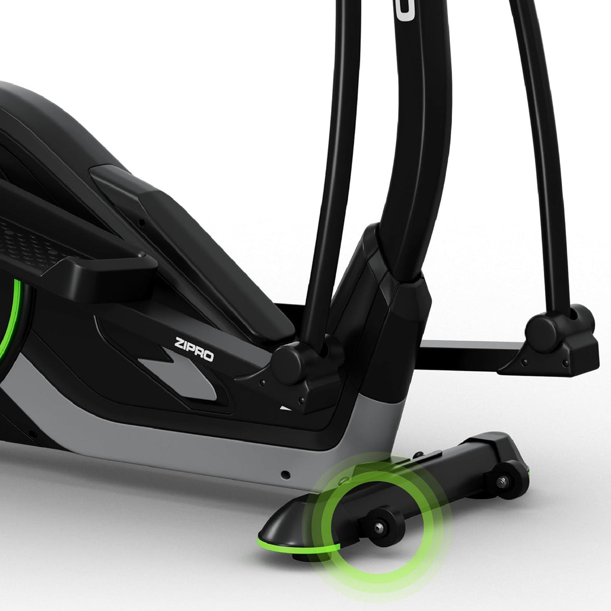 Zipro Ellipse Trainer Wave Ellipse Trainer, Up to 120 kg, Home Cross Trainer Cardio Training Device, Exercise Machines, Exercise Bike, 32 Resistance Levels, Bluetooth, iPad Holder - QUORE