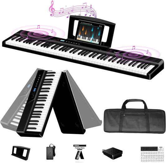 Digitale Piano – 88-Toetsen Keyboard – Elektrische Piano – Pianotoetsenbord – Keyboard Piano – Gewogen Dynamische Aanslag – 30W Luidsprekers