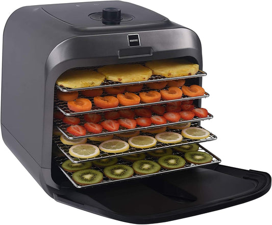 Maxxo Infra Dry+ infrarood droogapparaat, IR-droogautomaat met roestvrij staal, 500 watt, voor droog vlees, jerky fruitleer, fruitdroger, fruitdroger