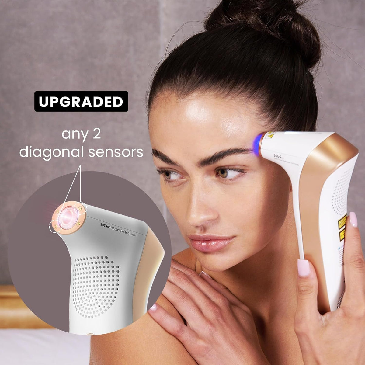DermRays Laserapparaat 1064 nm multifunctioneel schoonheidsapparaat, gezichtsmassageapparaat, voor thuisgebruik
