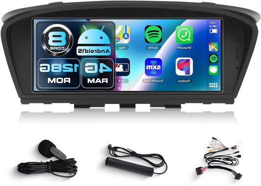 Android Autoradio – Multimedia Systeem – Navigatie Unit – Touchscreen Radio – Auto Entertainment – 8.8 Inch HD Scherm – Android 15 Met 4G & Bluetooth 5.1
