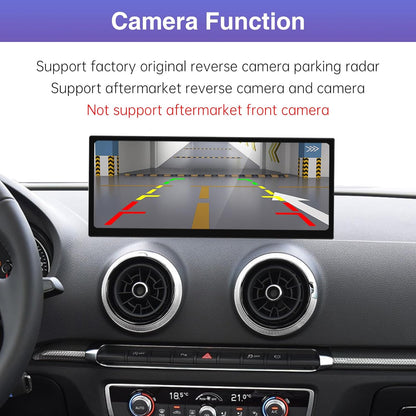 12,3 Inch Autoradio Touchscreen – Multimediascherm – Infotainmentsysteem – CarPlay Interface – Draadloze Android Auto – Draadloos CarPlay & Android Auto – HD Resolutie 1920x720 Pixel
