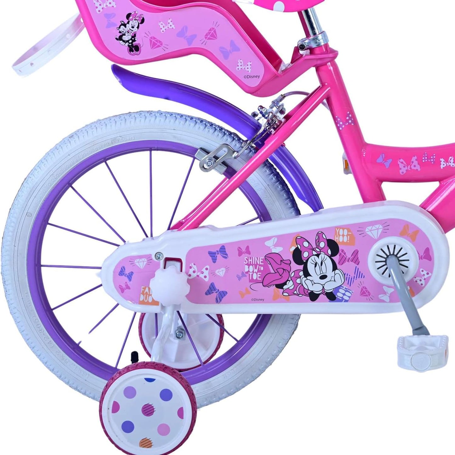 albri Meisjes, 16 inch, Disney Minnie Mouse, roze