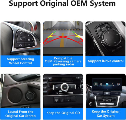 Auto Stereo – Multimedia Speler – Touchscreen Radio – Navigatiesysteem – CarPlay Android Auto – Ultraslank 12,3 Inch – Compatibel NTG 4.5/4.7 Mercedes-Benz ML GL 2005-2011