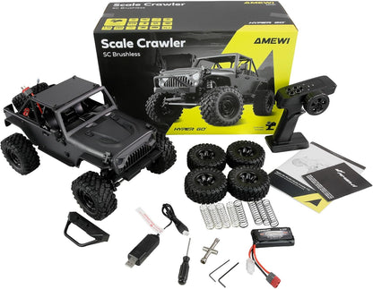 RC Crawler – RC Auto – Offroad Buggy – Scale Crawler – 1:12 RTR – Borstelloze Motor 3500 KV – Aluminium Carrosserie Met LED-Verlichting