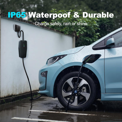 Oplaadkabel Type 2 – EV Laadkabel – Elektrische Autokabel – Type 2 Stekkerkabel – Thuislaadkabel – 15 Meter Lang – 3,68 kW Laadvermogen – IP65 Waterdicht