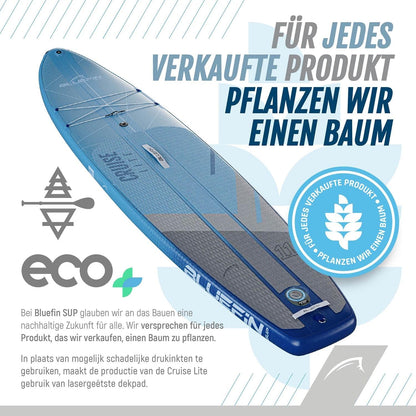 Bluefin Cruise Lite SUP Paddleboard Kit | Lichtgewicht en compact stand-up paddleboard voor volwassenen | In maten 11Ft4 en 10Ft