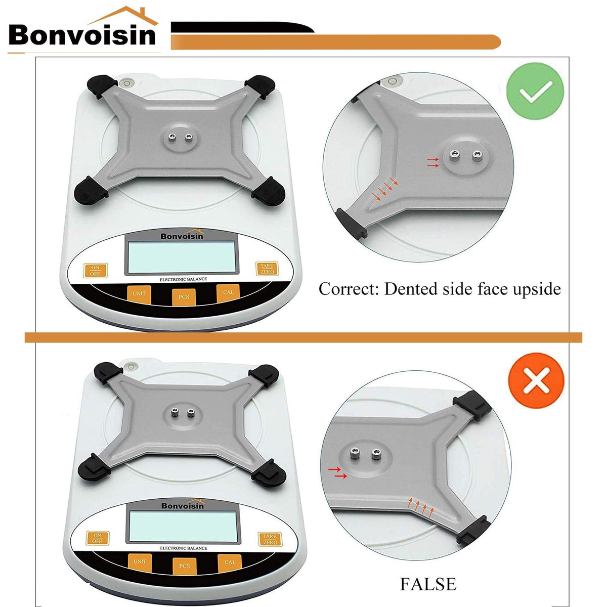 Bonvoisin Lab-weegschaal 5000gx0.01g digitale precisie analytische balans - hoge precisie elektronische balans voor sieraden, keuken, wetenschappelijk en laboratoriumgebruik