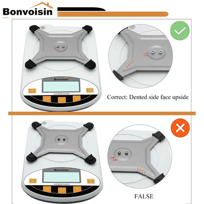Bonvoisin Lab-weegschaal 5000gx0.01g digitale precisie analytische balans - hoge precisie elektronische balans voor sieraden, keuken, wetenschappelijk en laboratoriumgebruik