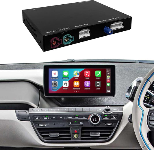 Road Top Wireless Carplay Android Car interface decoder box For BMW i3 I01 2012-2017 with NBT system, Compatible with Carplay, Mirrorlink, reverse camera, navigation - QUORE