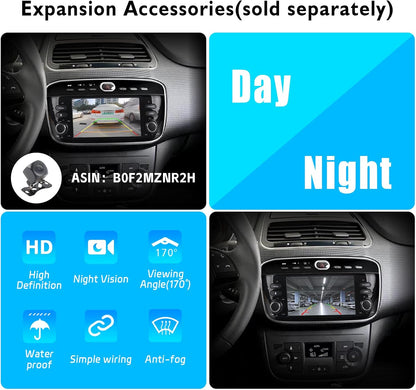Autoradio – Car Stereo – Auto Multimedia – Inbouw Radio – Dashboard Radio – Draadloze CarPlay & Android Auto – 7-Inch IPS Touchscreen